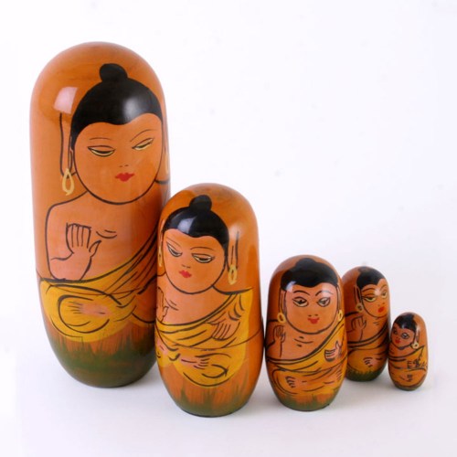 Thai Buddha Russian Dolls